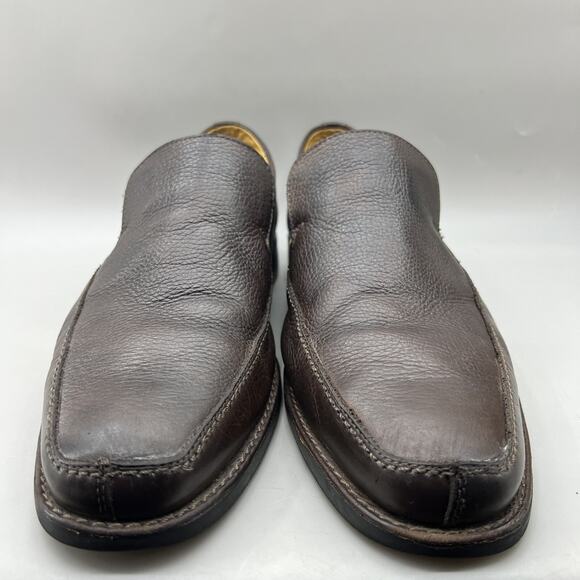 Martin Dingman Slip On Loafers Men Size 12 M Brown Leather Comfort Low Top Shoes main image 7